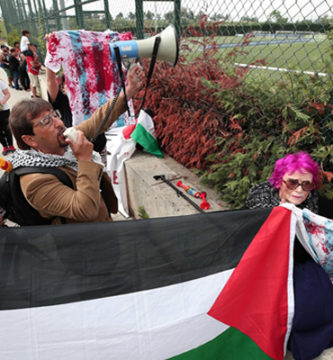 protesto selecao argentina amistoso israel